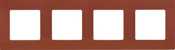 Рамка 4-постовая Legrand Etika какао 672574