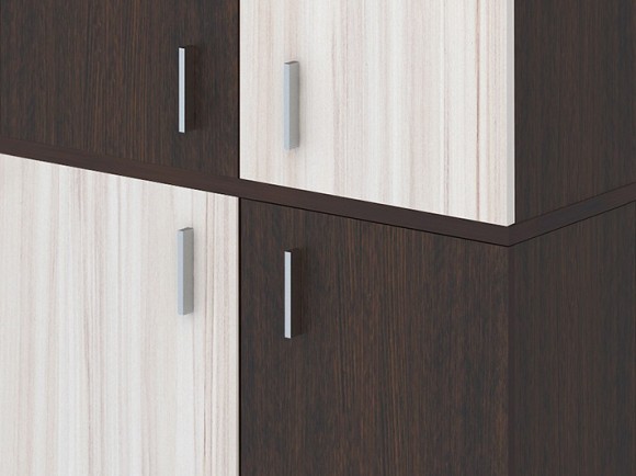 Шкаф книжный Домино ПУ-30-3 MER_PU-30-3VK