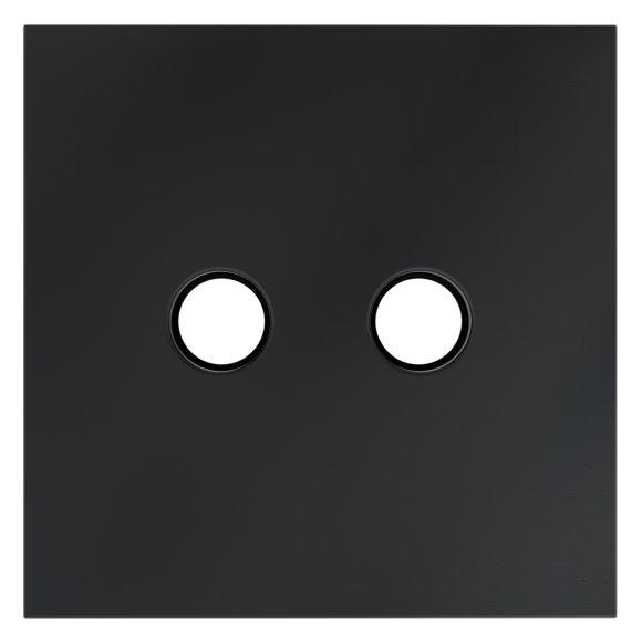 Накладка для розетки телевизионной оконечной TV+SAT Voltum S70 (графит) VLS001607