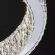 Подвесная люстра Delight Collection D8010P/2R/D800+600 silver, Серебро, Прозрачный, Теплый белый, декоративные элементы крупным планом