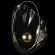 Бра Loft IT Clam 10043 Black, Черный, Золото, Теплый белый