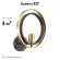 Бра Lumion Maeve 4401/1W, Черный, Золото, Металл