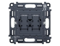 Механизм 2-клавишного перекрестного выключателя 10A-250V QUANT Ambrella Volt VM125