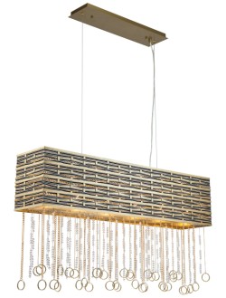 Подвесная люстра Lucia Tucci Perso 4930.6 Gold&Black