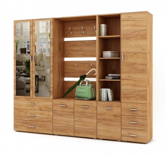 Стенка для прихожей Мартин-4 MAS_PRM-4-DZ