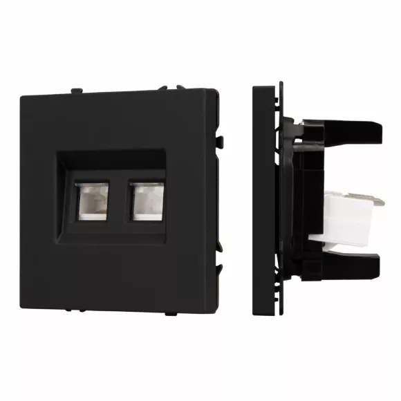 Розетка компьютерная двойная софт-тач черный оникс Arlight SCT-MPC2-SFPL-BK (2хRJ-45, CAT6) 054313(1) Розетка компьютерная двойная софт-тач черный оникс Arlight SCT-MPC2-SFPL-BK (2хRJ-45, CAT6) 054313(1)