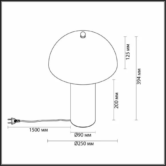 Настольная лампа Odeon Light Rufina 7088/2T Настольная лампа Odeon Light Rufina 7088/2T