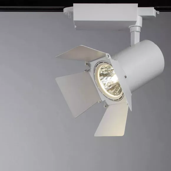 Трековый светодиодный светильник Arte Lamp Track Lights A6730PL-1WH, Белый, Нейтральный белый, Металл