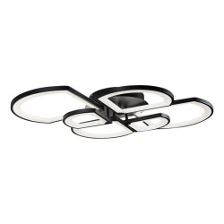 Потолочная светодиодная люстра с пультом управления iLedex River 6882/6 BK