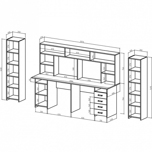 Набор для детской Лайт-13 СН MAS_USHLT-13-SN-DM