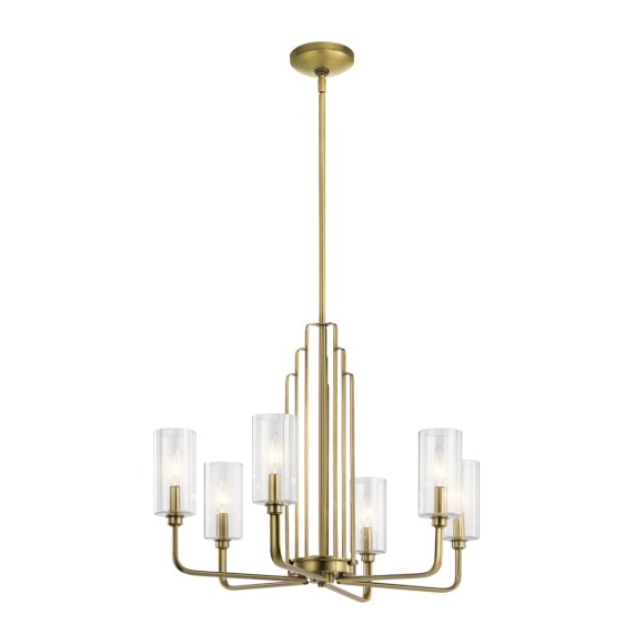 Люстра на штанге Kichler Kimrose QN-KIMROSE6-BNB