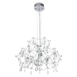 Подвесная светодиодная люстра с пультом управления Modelux ML.7815.600P CH