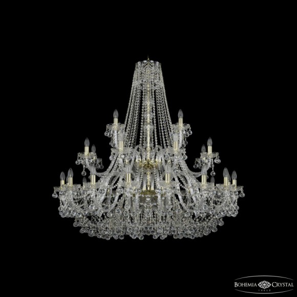 Подвесная люстра Bohemia Ivele Crystal 1409/16+8+4/460/2d G