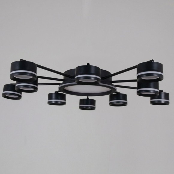 Потолочная люстра Reluce 20590-0.3-5+5+1 Black