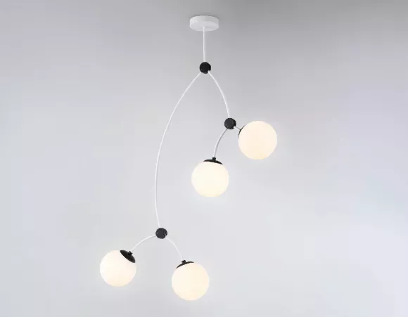 Люстра на штанге Ambrella Light Modern TR2572, Современный, Белый Люстра на штанге Ambrella Light Modern TR2572, Современный, Белый