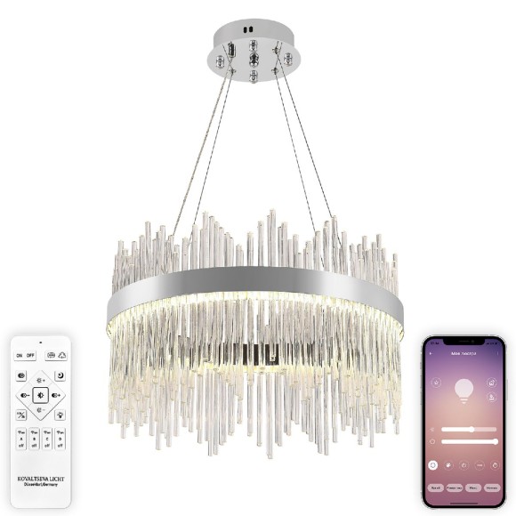 Подвесная светодиодная люстра с пультом управления Natali Kovaltseva 8315 INNOVATION STYLE 83157