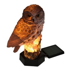 Садовый светильник на солнечной батарее Uniel USL-S-829/PM290 BROWN OWL UL-00011605