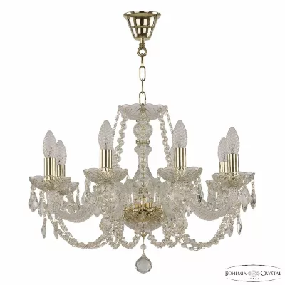 Подвесная люстра Bohemia Ivele Crystal 101/8/195 G Leafs