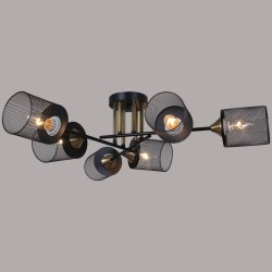 Потолочная люстра Reluce 38460-0.3-06 BK+COPPER