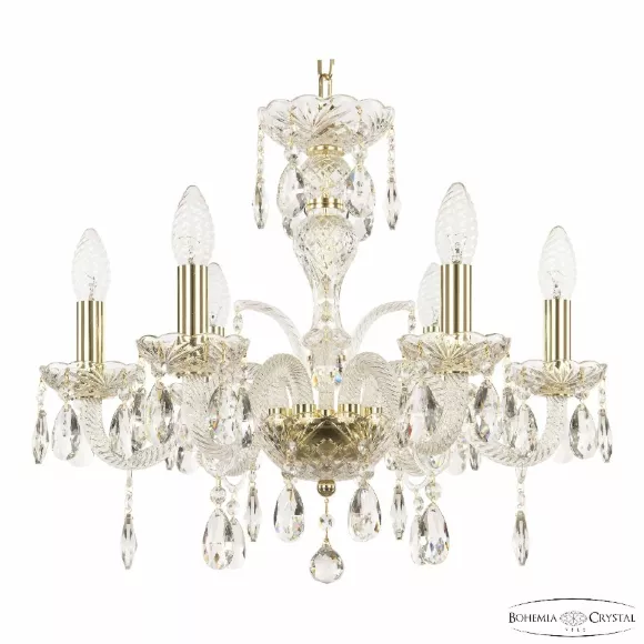 Подвесная люстра Bohemia Ivele Crystal 118/6/165 G Подвесная люстра Bohemia Ivele Crystal 118/6/165 G