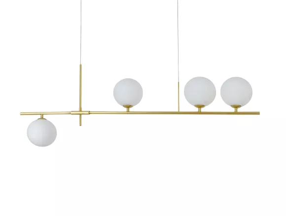 Подвесной светильник Newport Ingrid 3840/120 С brass М0070678, Латунь, Белый, Металл