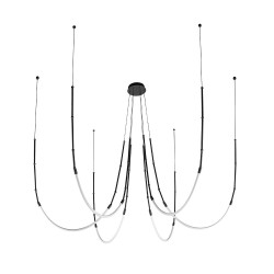 Подвесная светодиодная люстра Arte Lamp Klimt A2850SP-42BK