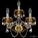 Бра Bohemia Ivele Crystal 5402B/2+1/165 G Amber/M-1G K721, Золото, Металл, Классика стиль, крупный план