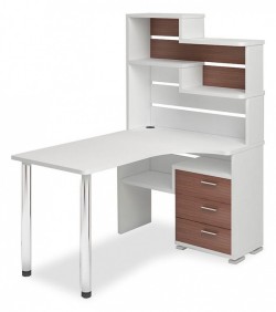 Стол компьютерный Домино СР-132-150 БЕШ-Ч-ПРАВ MER_SR-132-150_BESH-CH-PRAV