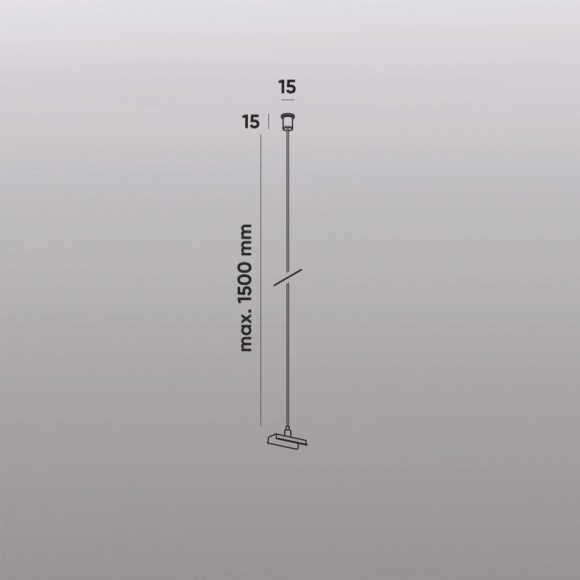 Механический подвес для трека Denkirs Smart Base TR2126-WH