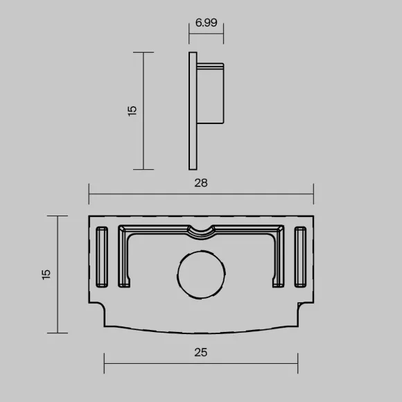 Комплект заглушек для профиля 61×14 2шт Maytoni Led Strip ALM-6114-B-EC 642013 Комплект заглушек для профиля 61×14 2шт Maytoni Led Strip ALM-6114-B-EC 642013