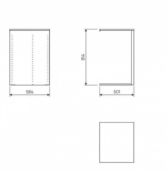 Полка для перегородки Макс SHST_2-06-15-270-1