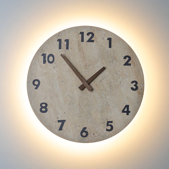 Настенный светильник с часами Citilux Mares CL246016