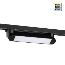 Трековый однофазный трехжильный светильник с переключателем цветовой температуры Novotech Port Iter 359795