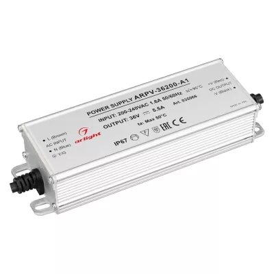 Блок питания Arlight ARPV-36200-A1 (36V, 5.55A, 200W) 035966