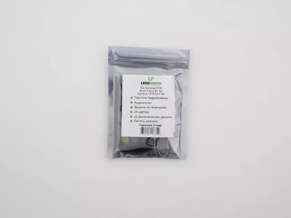 Контроллер LEDS POWER RGB R-130 Mini RF 6A 003740 Контроллер LEDS POWER RGB R-130 Mini RF 6A 003740
