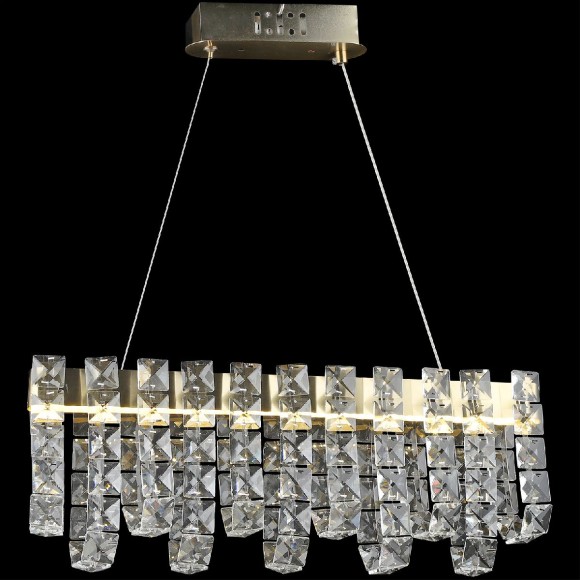 Подвесная светодиодная люстра Reluce 02600-0.4-40W LED COP+CH