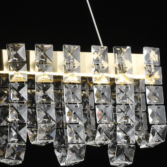 Подвесная светодиодная люстра Reluce 02600-0.4-40W LED COP+CH