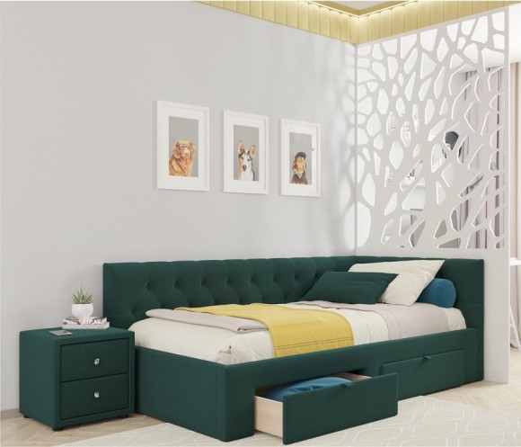 Кровать односпальная Afelia 2000x900 NMB_TE-00005558