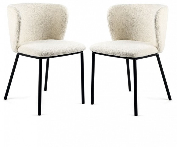 Стул Whirl (комплект 2 шт) бежевый,черный HSBI_DC-24121_beige_2