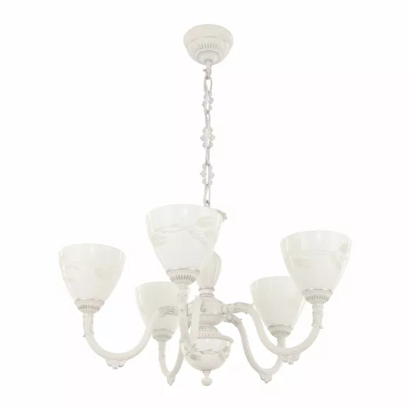 Подвесная люстра Arte Milano 347837/5 WT+SL, декоративные элементы крупным планом Подвесная люстра Arte Milano 347837/5 WT+SL, декоративные элементы крупным планом