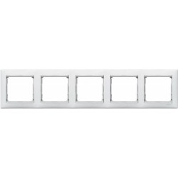 Рамка 5-постовая Legrand Valena белая 774455