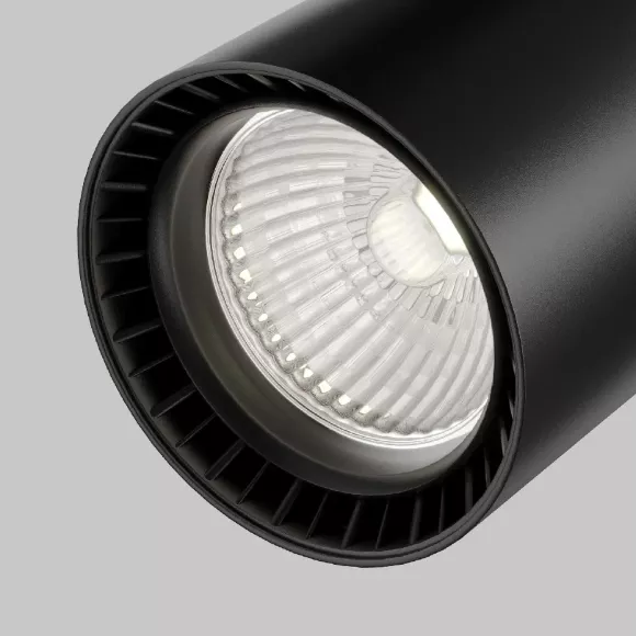 Трековый светильник Maytoni Technical Vuoro TR003-1-15W4K-M-B, вид сверху Трековый светильник Maytoni Technical Vuoro TR003-1-15W4K-M-B, вид сверху