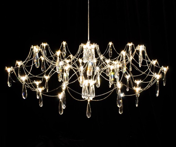 Подвесная светодиодная люстра с пультом управления Kink Light Галанта 07889-80,02(21)