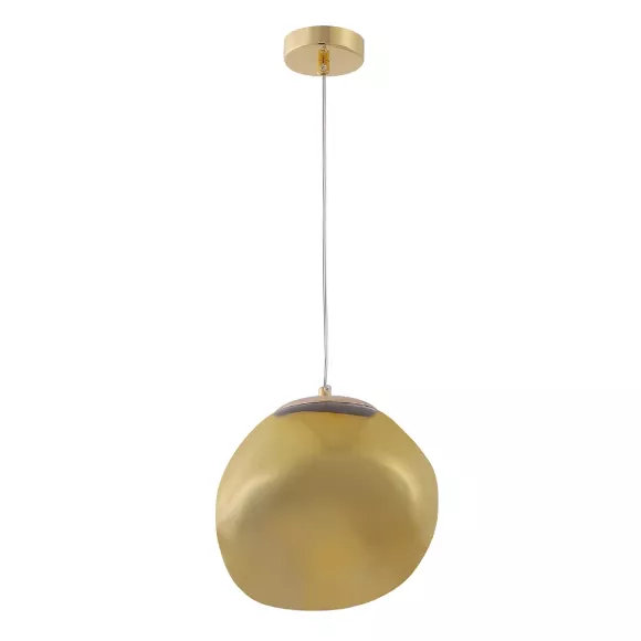 Подвесной светильник Crystal Lux MALAGA SP1 D200 GOLD, Модерн, Золото Подвесной светильник Crystal Lux MALAGA SP1 D200 GOLD, Модерн, Золото