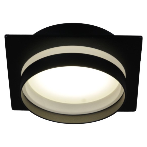 Встраиваемый светильник Reluce 53025-9.0-001LD GX53 BK