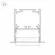 Алюминиевый профиль Arlight SL-LINIA52-3L-F-2000 ANOD BLACK 044685, вид снизу