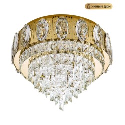 Потолочная светодиодная люстра LED4U L9438-500 GD с УД