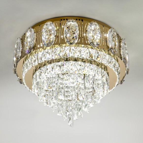 Потолочная светодиодная люстра LED4U L9438-500 GD с УД