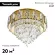 Потолочная люстра LED4U L9438-500 GD с УД, Золото, Прозрачный, От теплого до холодного