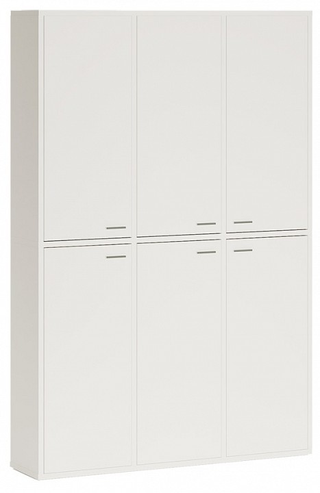 Шкаф книжный Домино СУ(ш3в2)+6ФГ MER_SUsh3v2-6FG-BE-belyj